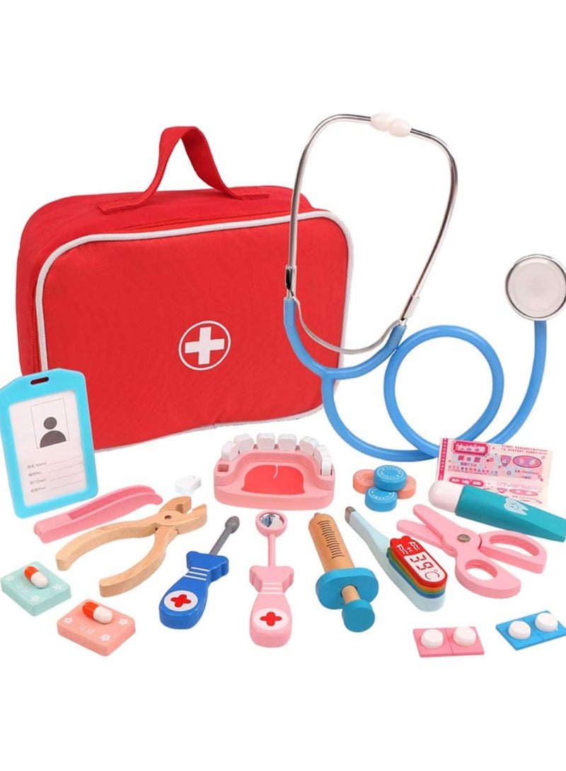 Children's toy doctor box dentist stethoscope set - Image 1